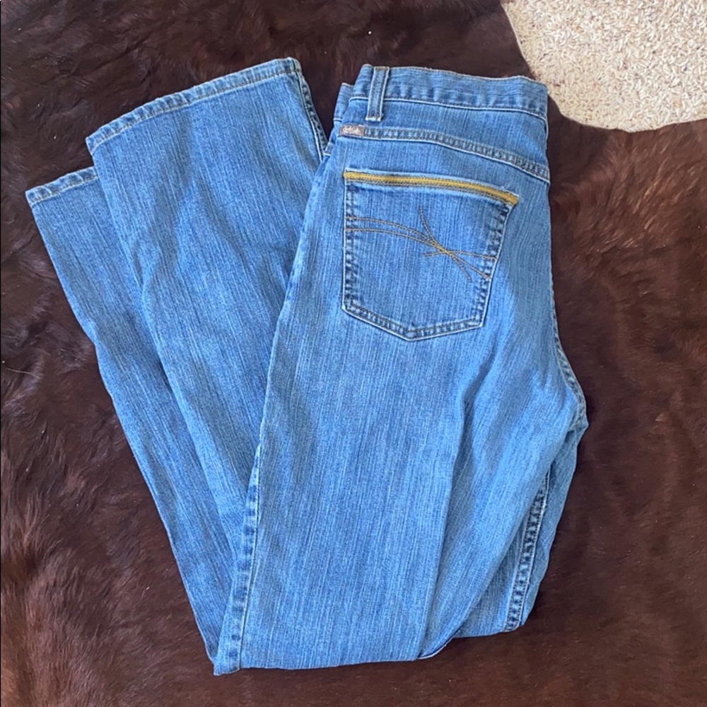 Cruel Girl riding jeans!